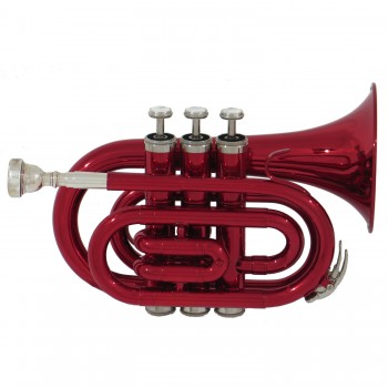 Classic Cantabile TT 500 geelkoper Zaktrompet Rood