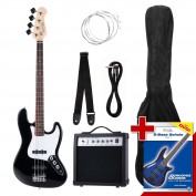 Basgitaren - Rocktile Groover's Pack JB E-Bas Set (Zwart)