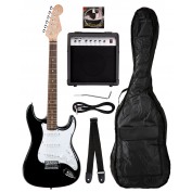 Gitaren - Rocktile Banger's Pack E-Gitaren Set, 7-delig Zwart