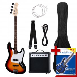 Rocktile Groovers Pack JB E-Bass Set (Sunburst)