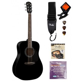 Fender CD-60 (Black Sonokeling) + originele Fender toebehoren
