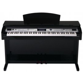 Classic Cantabile DP-400 Digitale piano (Zwart Hoogglans) - Nu Afgeprijsd!