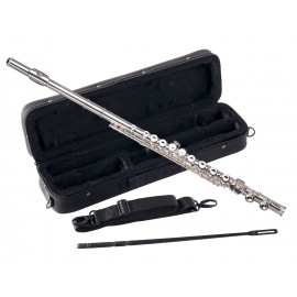 Classic Cantabile FL-200 Dwarsfluit, Nieuwzilver - Nu Afgeprijsd!