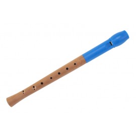 Classic Cantabile Pivella blokfluit blauw, barok vingerzetting