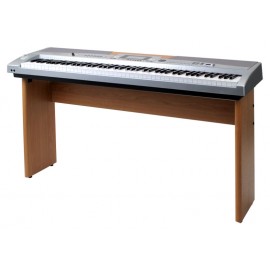 Classic Cantabile SP-15 Stagepiano, complete set, inclusief standaard, zilver