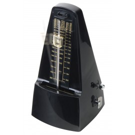 Classic Cantabile metronoom M01 met klok (zwart hoogglans)