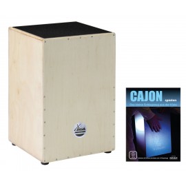 XDrum Cajon Nature Series Nature Wood incl. lesboek + Download linken om liedjes mee te spelen