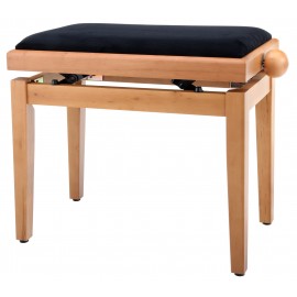 Classic Cantabile Pianobank kers helder mat