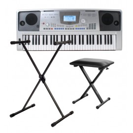 FunKey 61 XL Keyboardset, inclusief keyboardstandaard en bankje