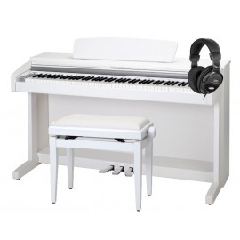 Steinmayer DP-220 digitale piano wit mat SET inclusief bank + koptelefoon