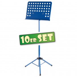 10-set Classic Cantabile orkestlessenaar met geperforeerd stalen blad heavy blauw