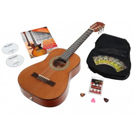 Calida Loretta klassieke gitaarset voor beginners 1/2 naturel