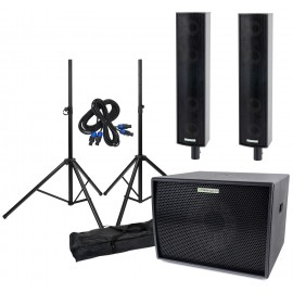 Pronomic Diva 1200 EX actieve draagbare Line Array Set