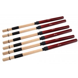 XDrum drumsticks XR1 rods floppy sticks, esdoorn 3x set