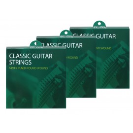 Rocktile CG-44 klassieke gitaar 6 snaren, 3-pak