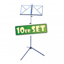 10x Set Classic Cantabile 100 notenstandaard, blauw