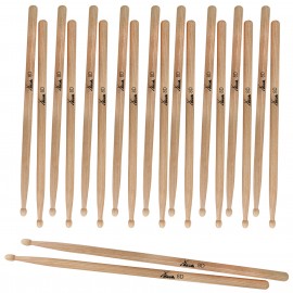 Xdrum 8D Wood hickory drumsticks 10 paar