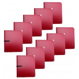 Classic Cantabile B02RD muziekmap standaard rood 10x set