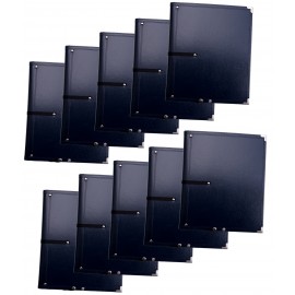 Classic Cantabile B16BL muziekmap Deluxe blauw 10x set