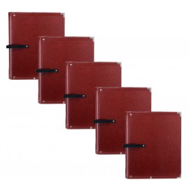 Classic Cantabile B02BR muziekmap standaard bruin 5x set
