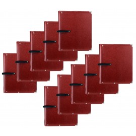 Classic Cantabile B02BR muziekmap standaard bruin 10x set