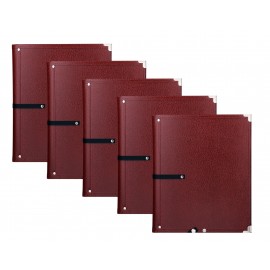 Classic Cantabile B16BR muziekmap Deluxe bruin 5x set