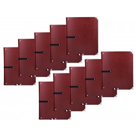 Classic Cantabile B16BR muziekmap Deluxe bruin 10x set