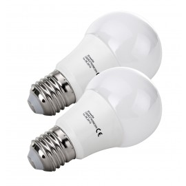 2x SET Showlite LED lamp  G60E27W09K30N 9 Watt, 860 Lumen, sokkel E27, 3000 Kelvin