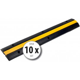 10x set Pronomic beschermer 1-100 kabelbruggen 1-kamer