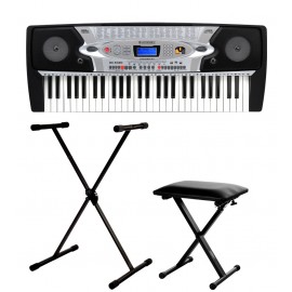 McGrey BK-5420 beginnerkeyboard SET inb. stand + bank