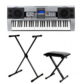 McGrey PK-6110 keyboard SET inb. stand en bank