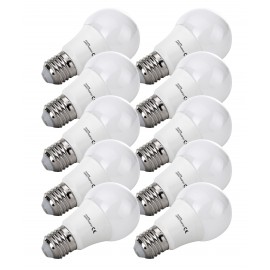 10x SET Showlite LED lamp  G60E27W09K30N 9 Watt, 860 Lumen, sokkel E27, 3000 Kelvin, dimbaar