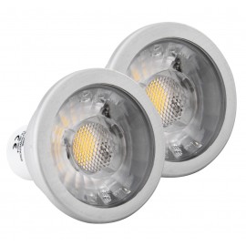 2x SET Showlite LED spot COB GU10W07K30D 7 Watt, 550 Lumen, sokkel GU10, 3000 Kelvin, dimbaar