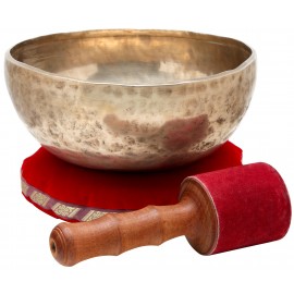 XDrum tibetische Klangschale 25 cm SET inkl. Kisse_1