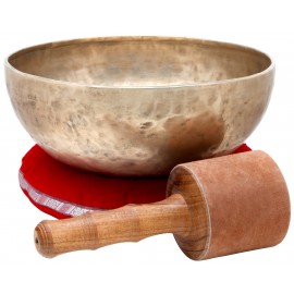 XDrum tibetische Klangschale 30 cm SET inkl. Kisse_1