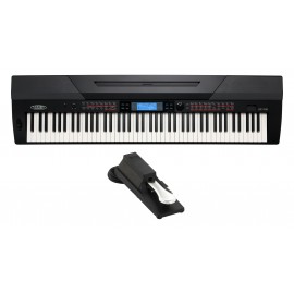 Classic Cantabile SP-250 BK podiumpiano zwart SET inb. pedaal