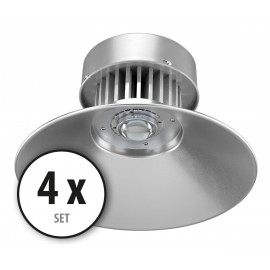 4 x Showlite HBL-50 COB LED High Bay plafondlamp 50W