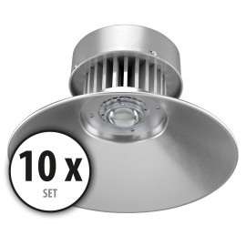 10 x Showlite HBL-50 COB LED High Bay plafondlamp 50W