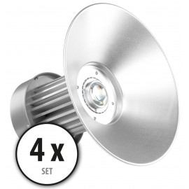 4 x Showlite HBL-100 COB LED High Bay plafondlamp 100W